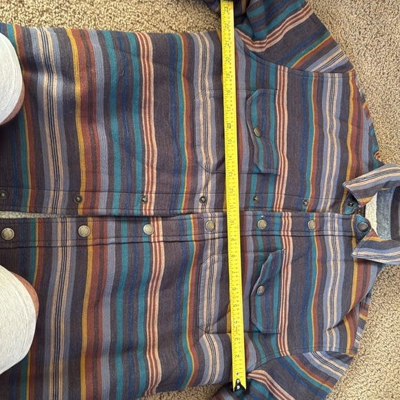 Pendleton Sherpa blanket stripe shirt jacket - Picture 4 of 5